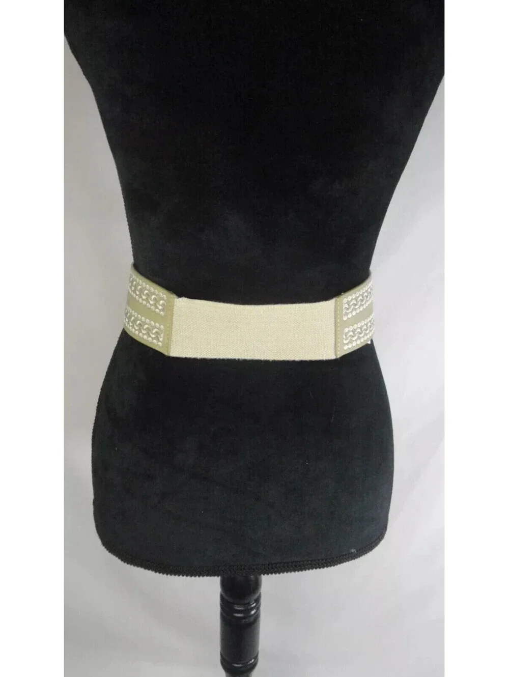 2x INC International Concepts Womens Waist Belt Wide Stretch M/L **READ**